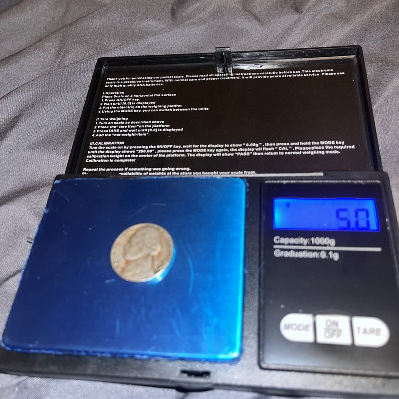 Jefferson Nickel 1981 p In God we trust liberty and the date on the rim ￼