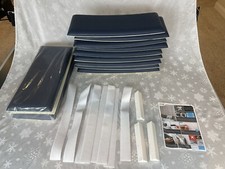 Art3d Ścienny tapicerowany zagłówek ścienny łóżka 12 sztuk, niebieski, 23,6 "x 9,8"