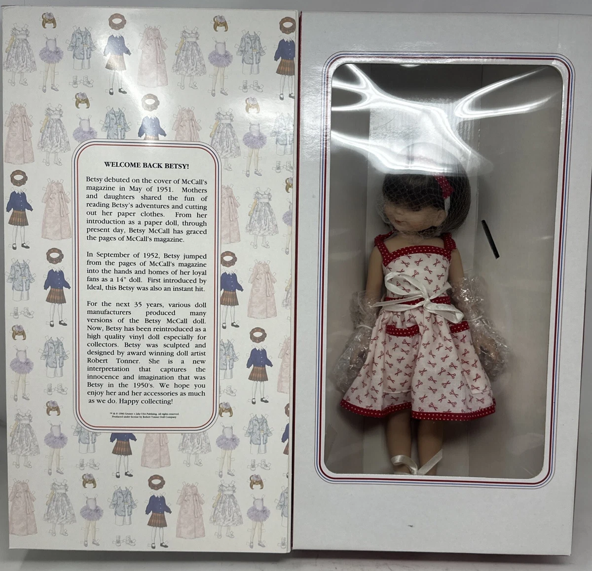 Tonner Betsy McCall Collection Cloth Dolls & Doll Playsets for