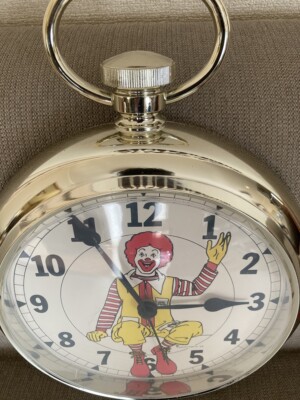 McDonald's Vintage Store Display Wall Clock Made in 1978 Rare15.3