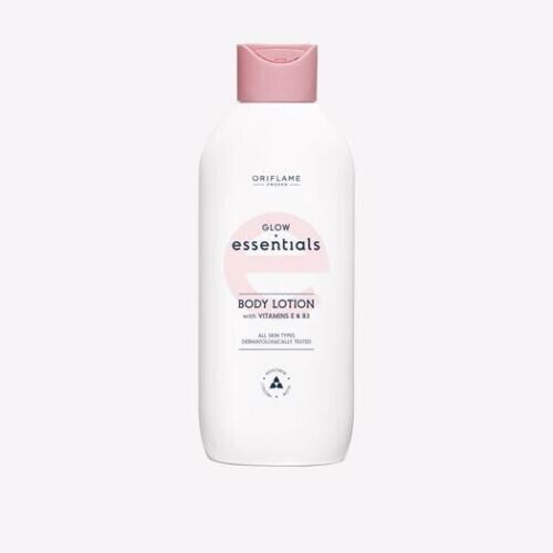 Oriflame Glow Essentials Body Lotion with Vitamins E & B3 - 250 ml Fast Ship - Picture 2 of 3