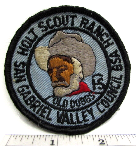 Vintage San Gabriel Valley Council Holt Scout Ranch Old Dobbs Patch LA CA BSA - Picture 1 of 3