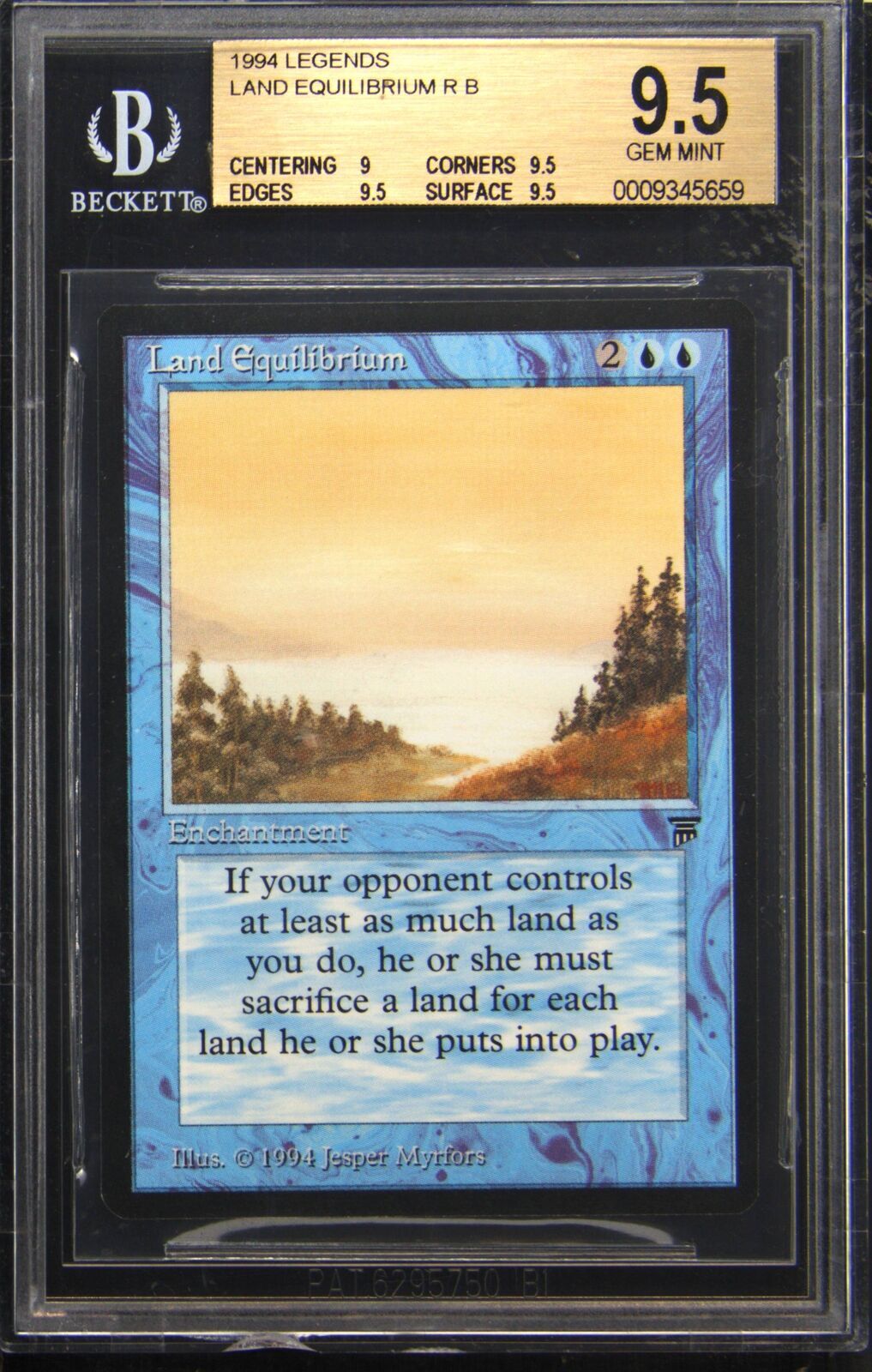 1994 LEGENDS LAND EQUILIBRIUM BGS 9.5