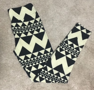 Leggings LulaRoe Vintage TC - Motif Aztèque Multicolore, Taille Tall & Curvy, Neuf Avec étiquettes