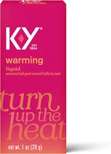 Warming Liquid Lube, Sensorial Personal Lubricant, Glycerin Based Formula, Safe