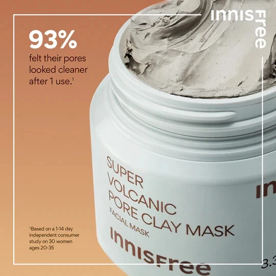 [Innisfree] Super Volcanic Pore Clay Mask 100ml - Image 3 of 3