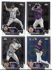 2023 Topps Chrome- Rookies RC (Lot of 4) Michael Toglia + 3 more!! Rockies