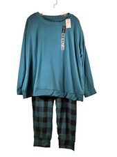 Jenni Checkered Pattern Pajama Set, size 3X, 59 Retail - NWT Macy  s