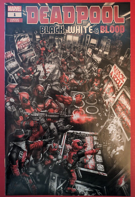 Deadpool: Black, White & Blood #1 ALAN QUAH Variant - Slab City Comic NM Marvel