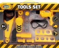 Luna Kinder Werkzeugset 12-Tlg. Heimwerker Handwerker Werkzeug Spielset +3J