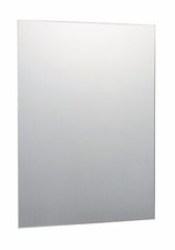 Plain Frameless Bathroom Mirror with Wall Hanging Fixings 