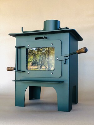 Mini Wood Burning Stove Tiny House Home Cabin Skoolie Bus Fireplace  Woodstove
