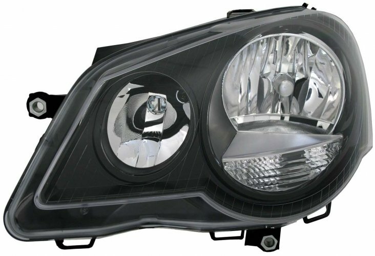 Phare avant gauche Polo 2005-2009 GTI projecteur optique halogène de rechange