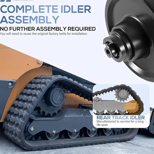 Track Idler Roller Wheel For New Holland C175 C185 C190 Case 420 450 445 440 CT - Picture 3 of 13