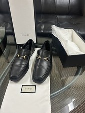 Mens GUCCI Classic Leather Loafer Dress Shoes .. Size G10 (US 11/11.5)-$880!
