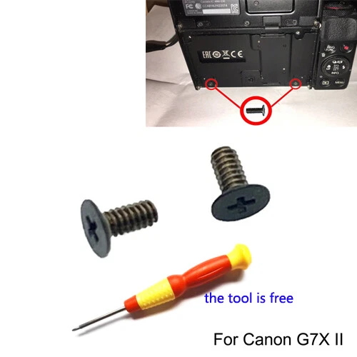 1/2/4pcs New Canon G7X mark ii Screen Screws and Screwdriver (free
