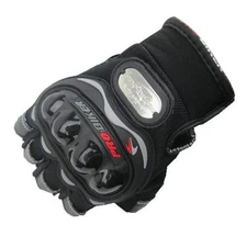 Half Finger Motorcycle Bike Bicycle Mountain Riding Cycling Gloves Black M-L-XL