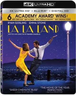 La La Land (4k Ultra HD + Blu-ray, 2016) NEW Factory Sealed, Free Shipping