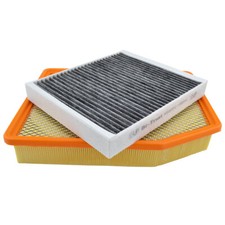 Engine and Cabin Air Filter Kit for Cadillac Escalade, Chevy Silverado