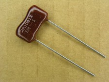 S01029-341 (2 pce lot) 2200 pf +- 1% 500 Volt dipped silver mica capacitor EM