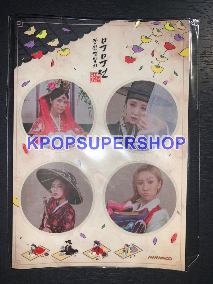 Mamamoo 2019 Fan Meeting Postcard Set + Stickers Official