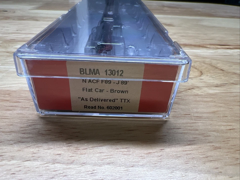 BLMA MODELS N Scale ACF F89 J 89' Flat Car TTX #602001 - Image 2 of 4