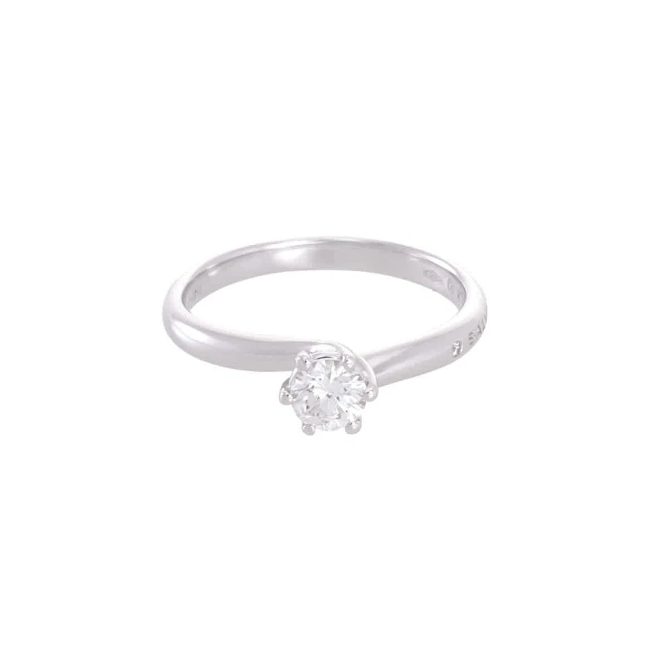 Salvini Lavinia Solitaire 18k 白金 0.35 克拉钻石戒指,尺寸 13