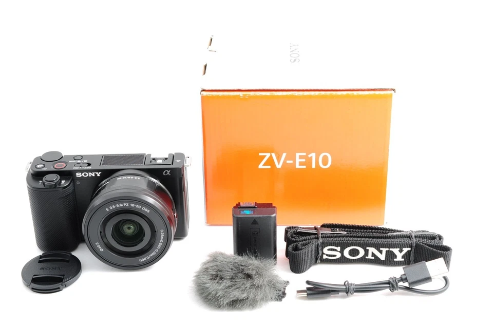 Sony ZV-E10 4K Camera E10 kit Lens 16-50mm Original Box -Shutter count 42-MINT- - Image 2 of 4