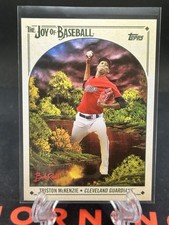 2023 Topps Bob Ross The Joy of Baseball Triston McKenzie Cleveland Guardians #6