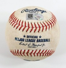 Phillies @ Nationals 8-18-23 Game-Used Baseball Nick Castellanos / Joan Adon COA