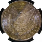 1885-O Morgan Silver Dollar Nice Toning $1 - NGC MS64