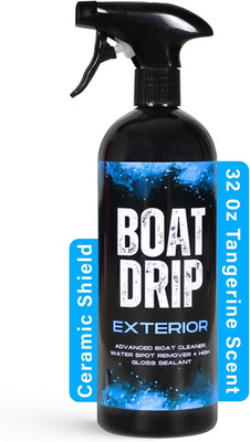 Exterior Cleaner, All Purpose Boat Cleaner with Sio  Ceramic Sealant, Tangerine 