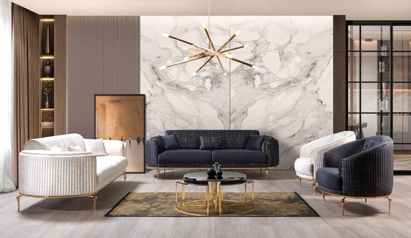 Sofagarnitur 3311 Sitzer Sofa Sessel Sofas Sitz Garnitur Couch MöBel-image
