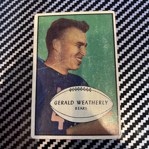 Gerald Weatherly #48 1953 Bowman card