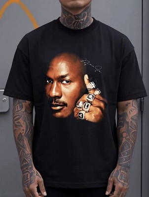 100% Cotton 6 Crowns 6 Rings T- Shirt Size Large