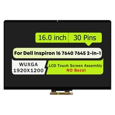 16" WUXGA for Dell Inspiron 16 7640 7645 2-in-1 P133F LCD Touch Screen Assembly