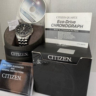 Citizen Men's Eco-Drive World Time Radio Controlled Bracelet Watch