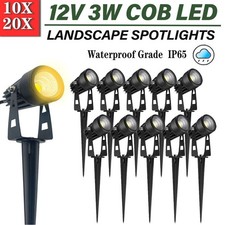 4-20Pcs Garden Spike Lights 12V LED Outdoor Spotlights Landscape Waterproof Lamp