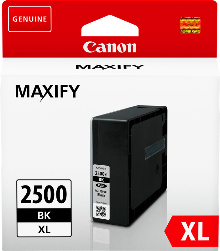 Canon PGI-2500bk XL noir pour impression rapport de bureau et dossier entreprise