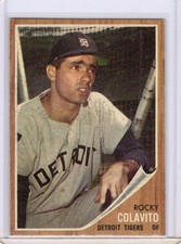 1962 Topps Baseball Set-Break # 20 Rocky Colavito NR-MINT
