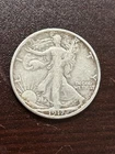 1917 S Reverse Walking Liberty Silver Half Dolla