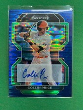 2022 Panini Prizm Draft Picks Auto Navy Blue Pulsar FOTL #PDP193 Collin Price /9