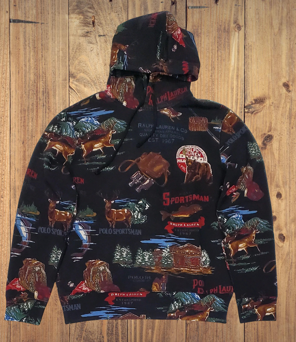 BRAND NEW POLO RALPH LAUREN SPORTSMAN FLEECE HOODIE SIZE M L XL