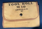 WWII US Military M10 Spare Parts Tool Roll Field Gear WW2 Crawford Mfg. Co. Inc.