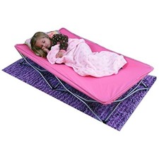 My Cot Portable Toddler Bed - Pink  Lightweight, Easy to Fold, 48x24.5 In
