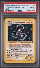 2000 POKEMON GYM HEROES SET UNLIMITED #8 LT. SURGE'S MAGNETON HOLO - PSA 6 on eBay