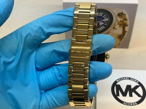 Montre connectée Michael Kors Gen 6 Camille Pave ton or - MKT5144V - OCCASION - Photo 8 sur 10