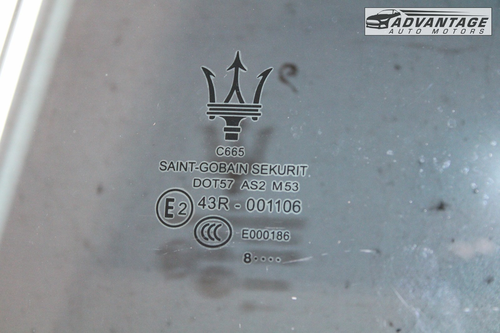 2014-2020 MASERATI GHIBLI M157 REAR LEFT SIDE DOOR PANEL WINDOW GLASS OEM