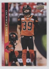 2021 Upper Deck CFL Red 31/165 Jimmy Camacho #101 kr0