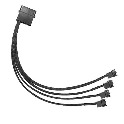 Gavemi Molex to 4 Pin Fan Adapter for 3 Pin 4 Pin PC Case 12V Cooling Fans Mo...